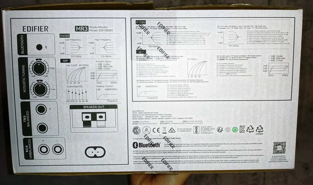 Edifier MR3, czarne, jak nowe, gwarancja
