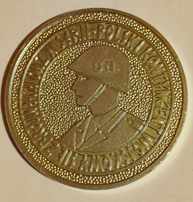 Medale coiny ONZ i Brygada Lotnictwa Inowrocław