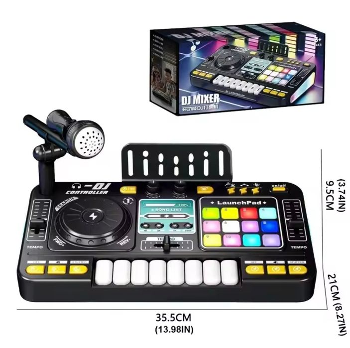 Mesa DJ infantil multifunções