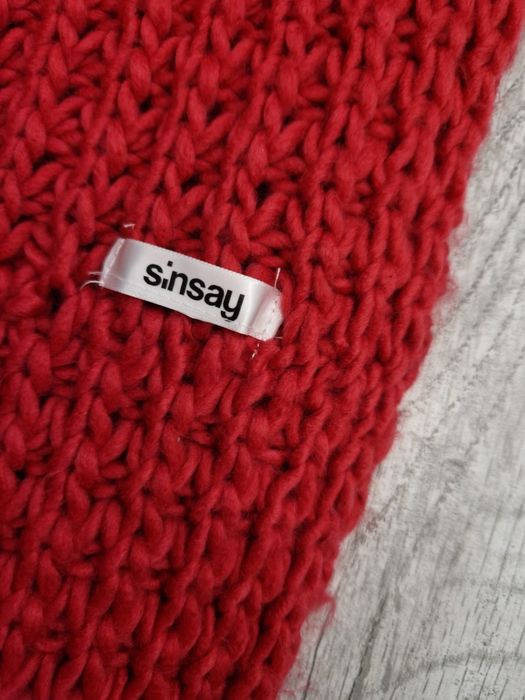 Malinowy różowy komin sinsay szal szalik
szal szalik