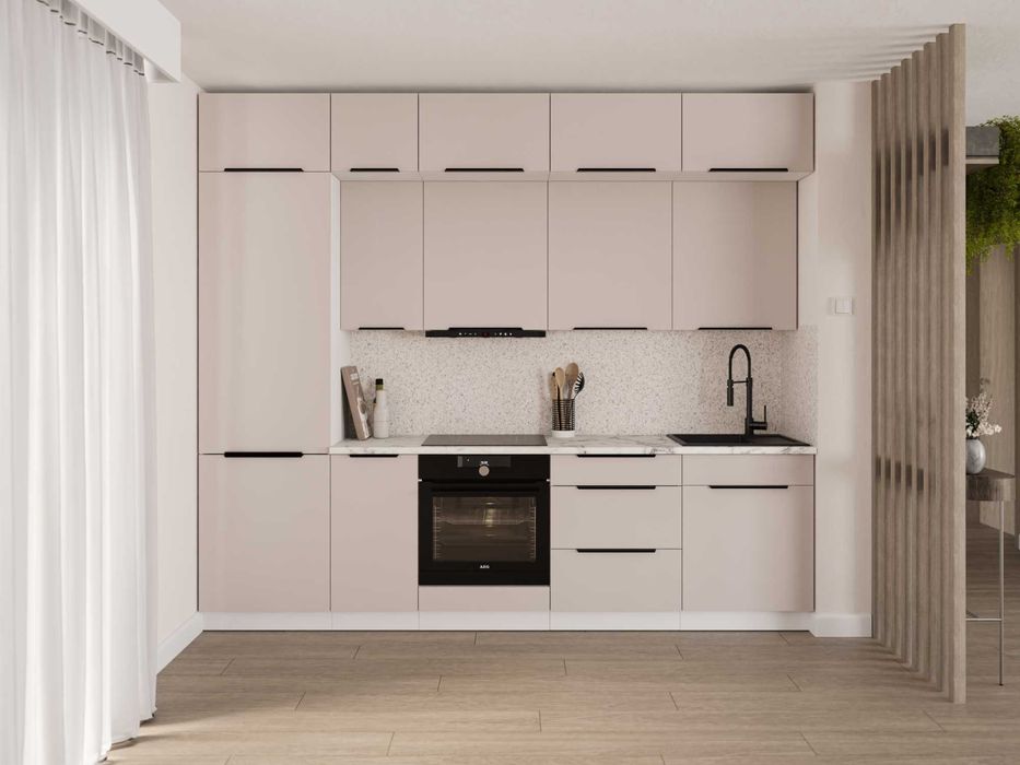 Zestaw mebli kuchennych Kolor KASZMIR /BIAŁY