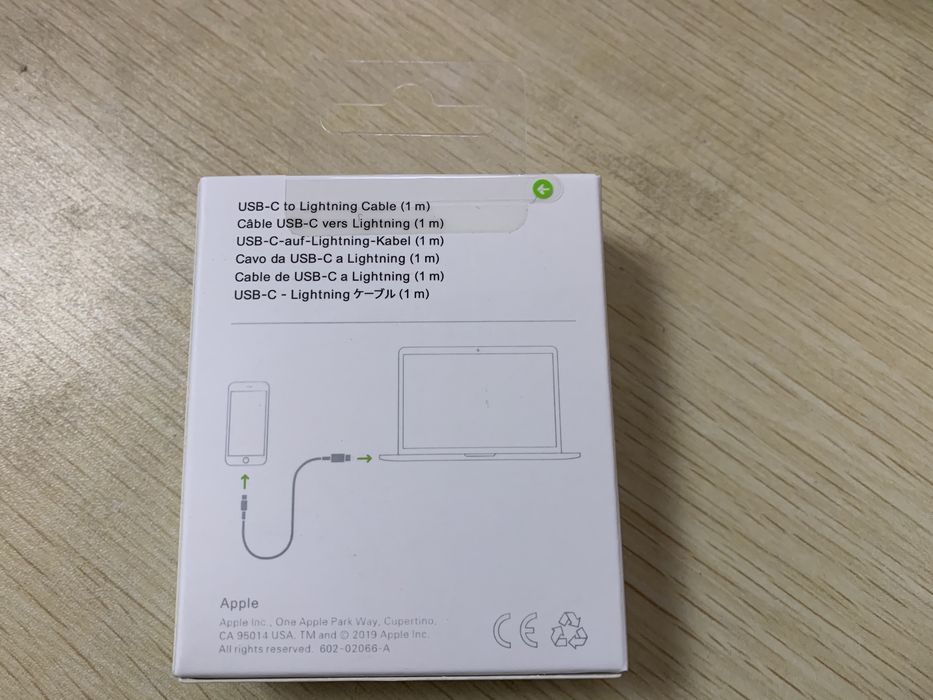 Cabo USB C  lightning iPhone original 1 metro novo
