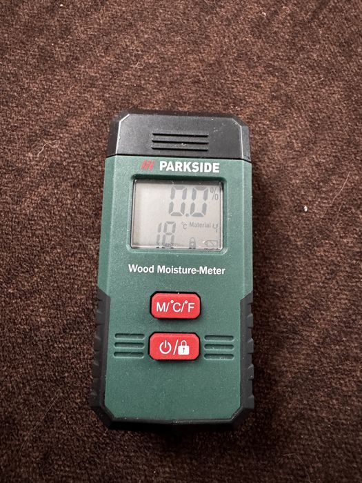 Вимірювач вологості гігрометр Parkside