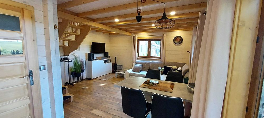 Domek Mazury,jezioro Wersminia 8os na wyłączność, SUP, plac zabaw,plaża,ryby