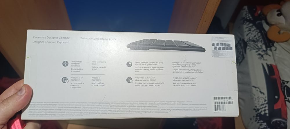 Microsoft Designer Compact Keyboard Matte Black (21Y-00011)