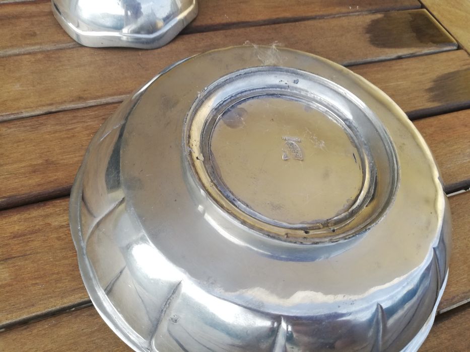 Two Solid Tin Goblets443976474774753281