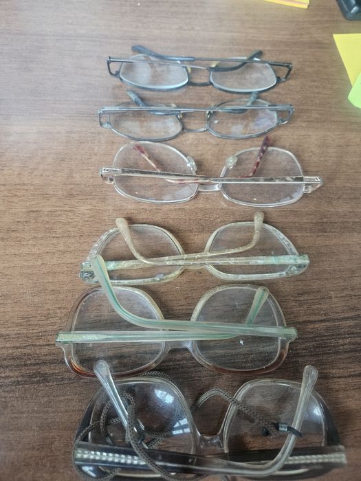 Okulary używane 6 sztuk