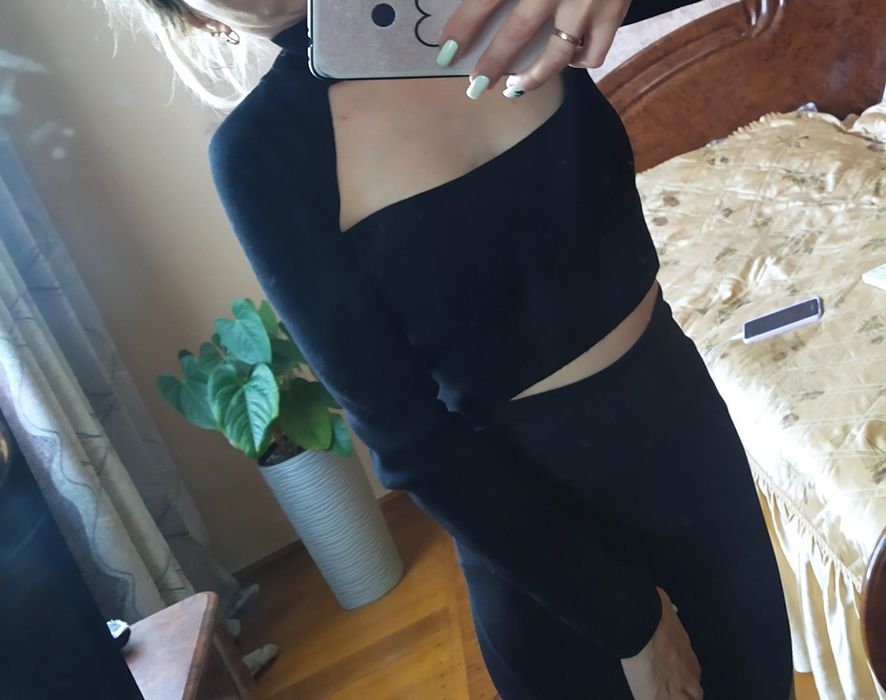 Топ кофта дрібний плотний рубчик