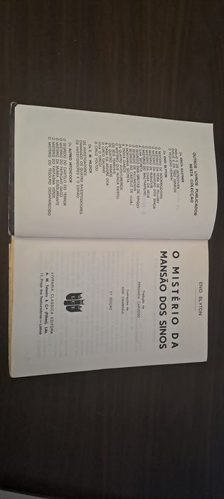 Livro O Mistério da Mansão dos Sinos