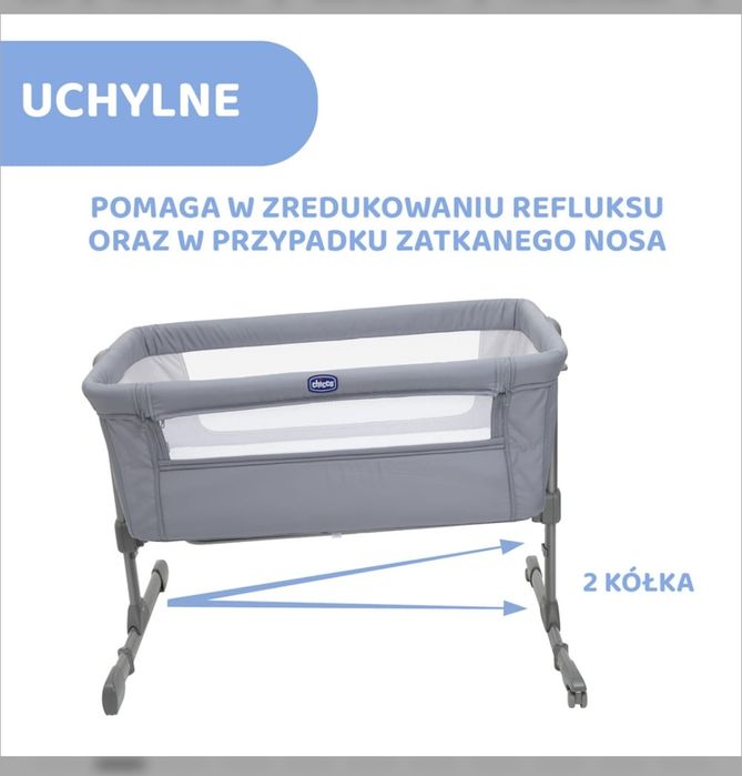 Łożeczko turystyczne/dostawne Chicco Next2Me Essential