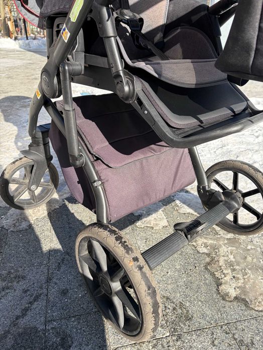 Універсальний дитячий візочок 2 в 1 Roan Bass Next, червоний