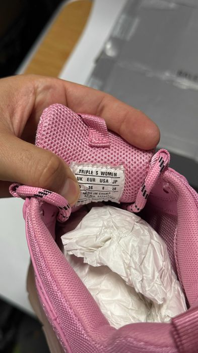 Buty Balenciaga triple S pink, rozmiar 36