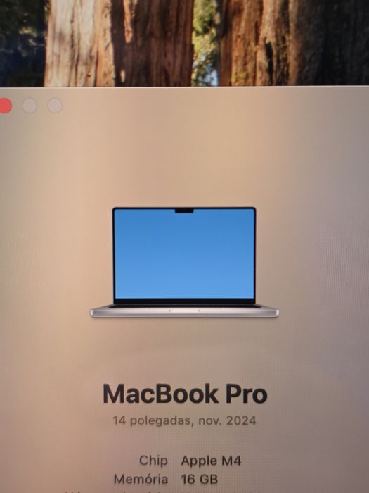 Macbook Pro 14 M4 16GB/512GB como novo