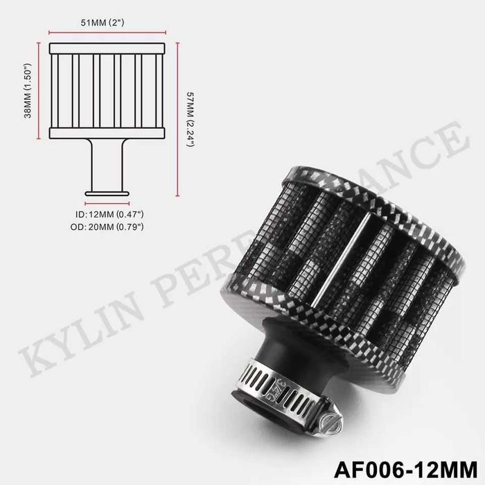 Mini filtro universal