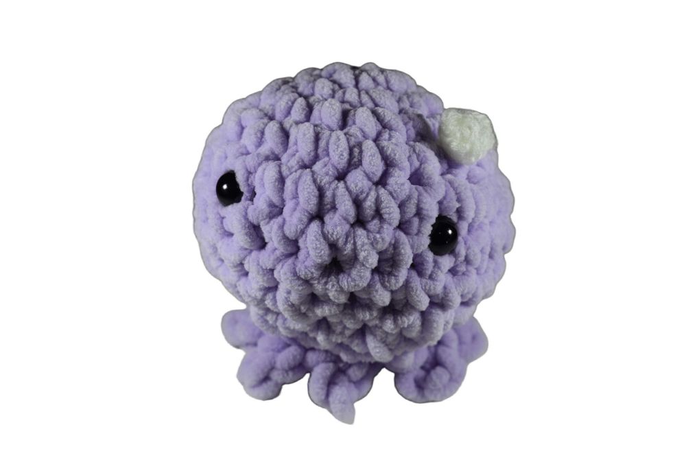 maskotka ośmiornica ręcznie wykonana na szydełku HANDMADE