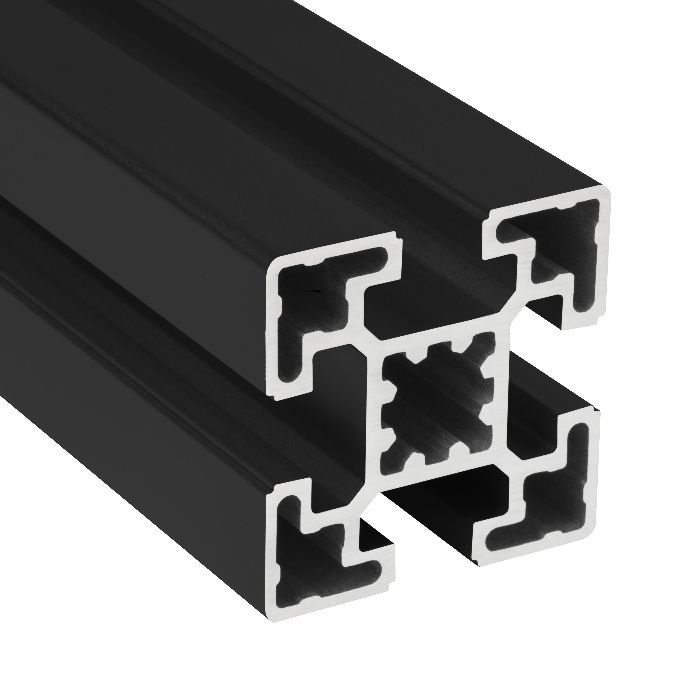 Perfil de Alumínio preto
