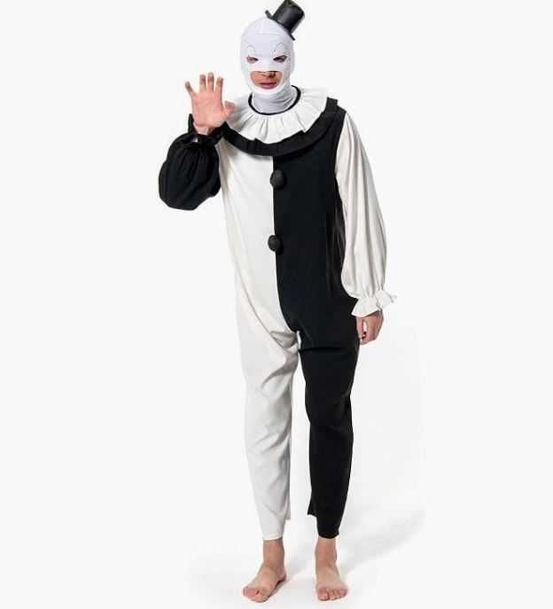 Strój Przebranie Męskie Halloween Arlekin Karnawał XL