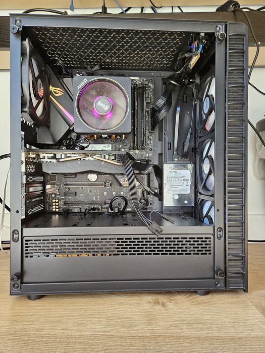 PC Gaming + Monitor LG 4K + RX 580 + SSD NVMe