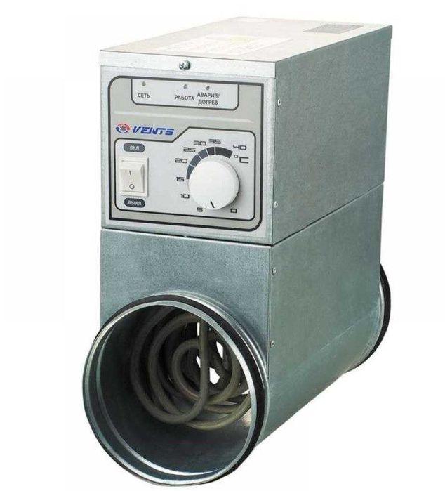 Вентс НК 150-3,4-1 У Круглій нагрівач з регулюванням