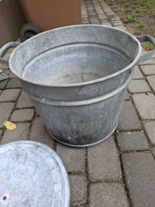 Kocioł ocynkowany RETRO z pokrywą i sitem ok. 35L