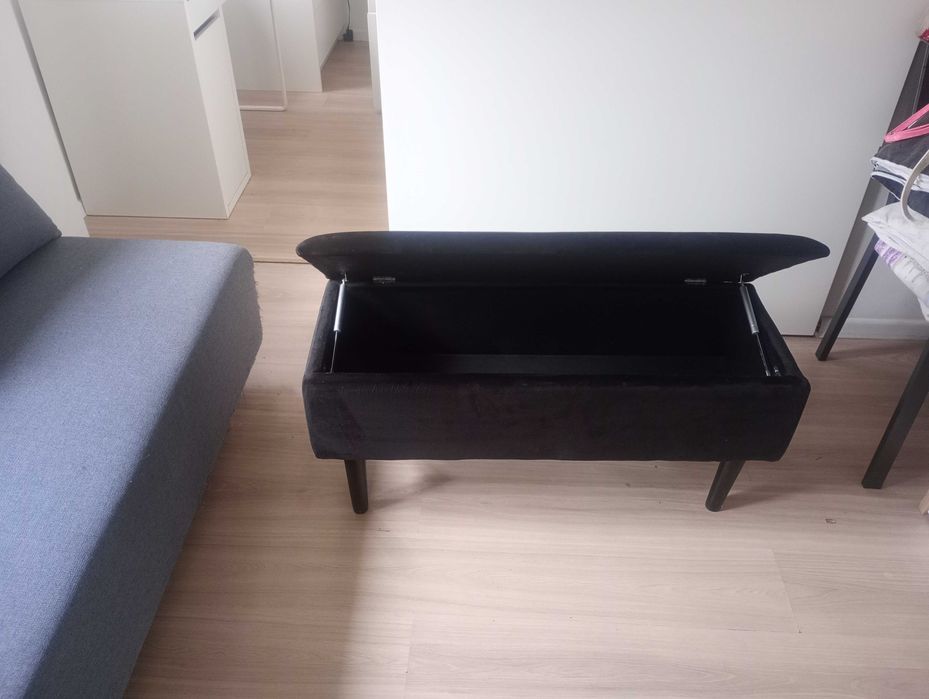 Ławka Badsted Jysk czarna