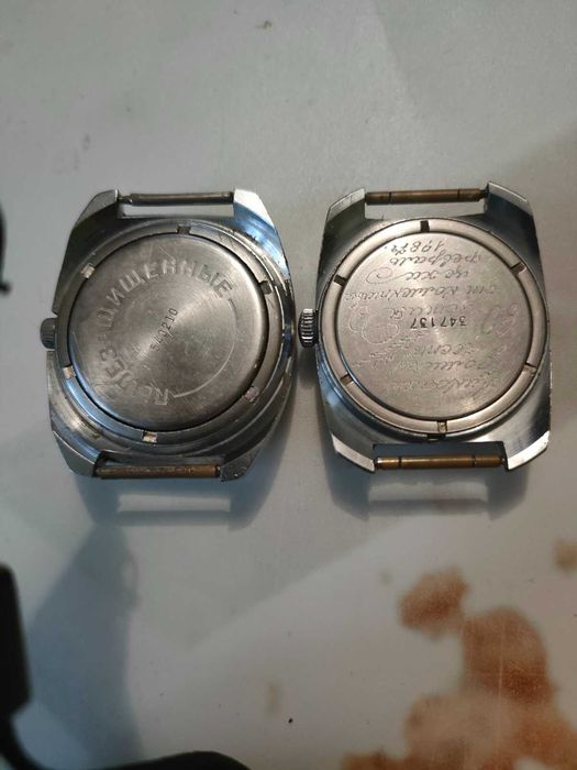 Часы мужские механические СССР Чайка 17 камней и Восток 18 камней 2214