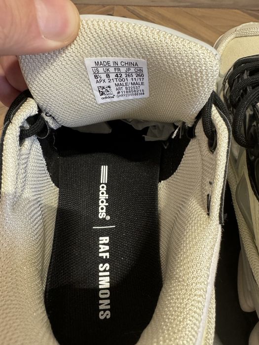 Adidas Originals Ozweego Raf Simons white black (NEW no box)