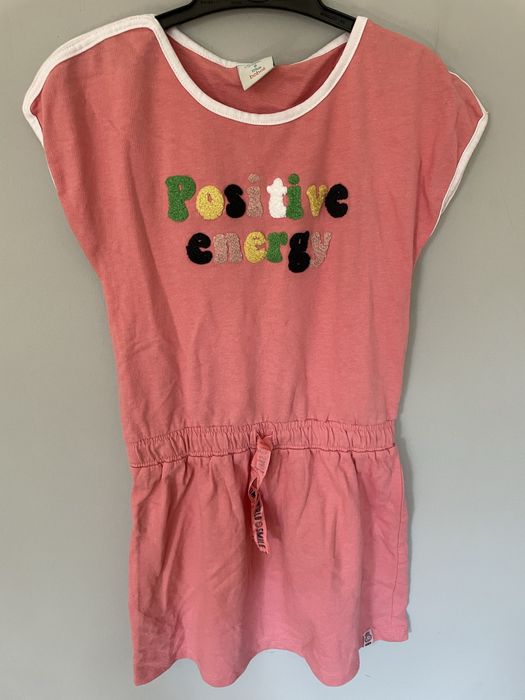 2x sukienka, 128 cm nowa H&M i używana Boboli