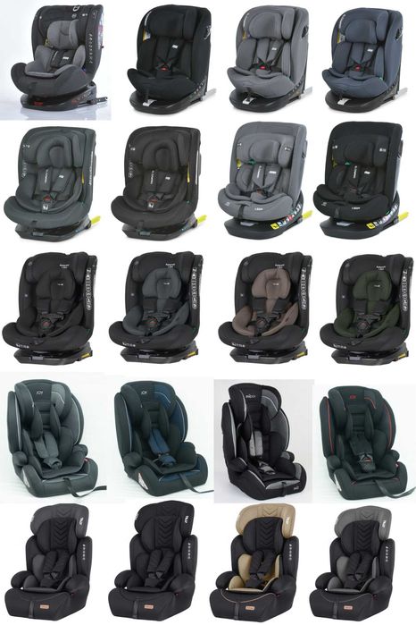 НОВЕ автокрісло від народження до 12 років в асортименті