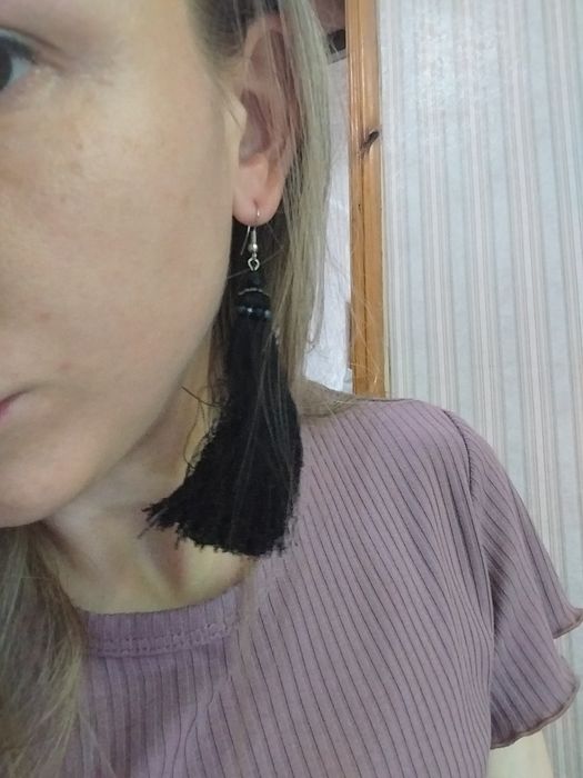 Сережки китиці нові,ручна робота