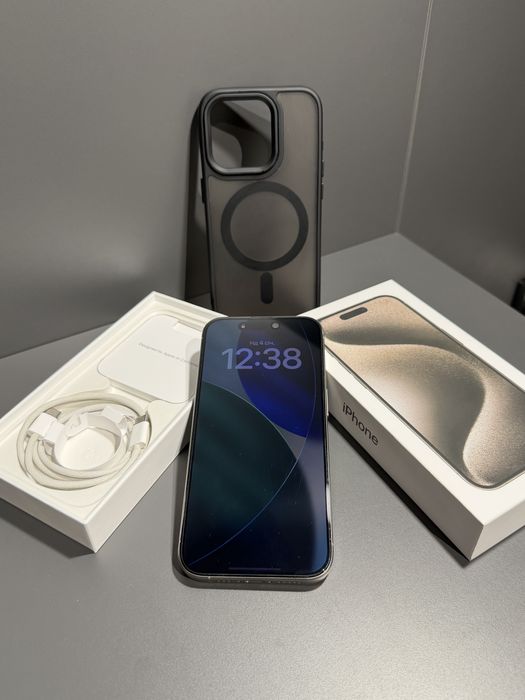 Iphone 15 Pro, Natural Titanium, 256 Gb