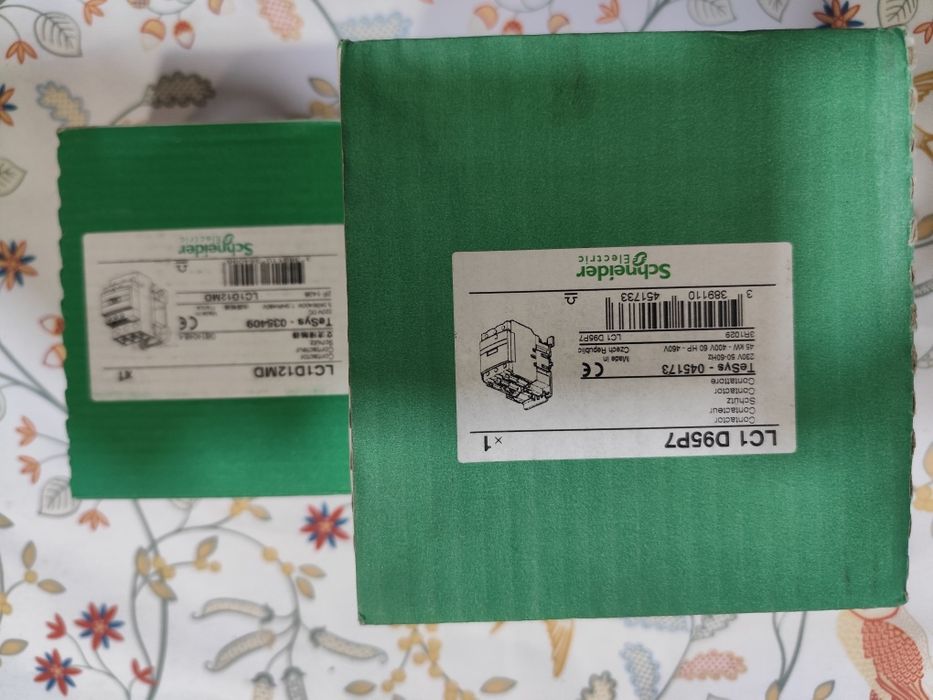 Contactores e relé térmico