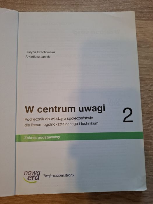 W centrum uwagi 2 Podręcznik do WOS W zakresie podstawowym