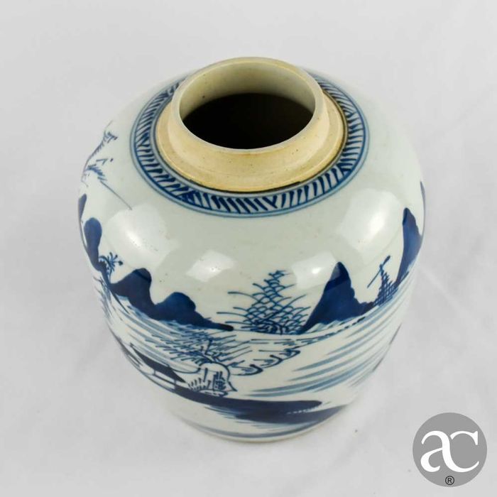 Pote de Gengibre porcelana da China período Qianlong, séc. XVIII