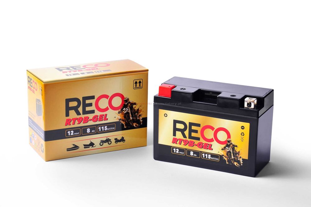 Akumulator RECO RT9B-GEL 12V L+ YT9B-BS YT9B-GEL Golisza 10E