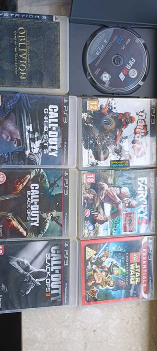 POTĘŻNY ZESTAW PS3 slim + 39 Gier + 4 Pady + MOVE