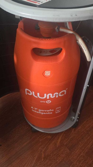 Aquecedor a gás HOTSPOT GALP PRETO 4000W + garrafa 12KG Pluma