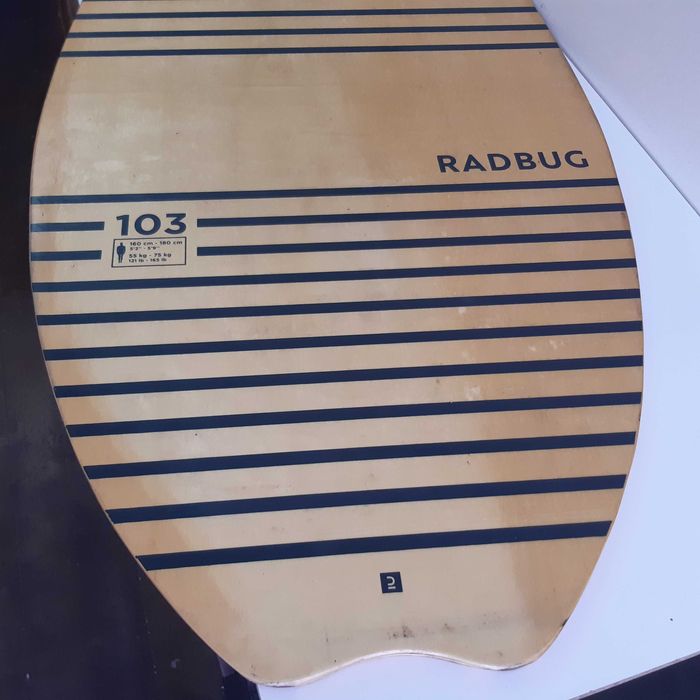 Prancha Skimming Skimboard Decathlon Radbug 103 Estimada