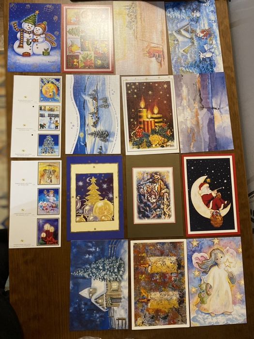 Lote de 19 Postais de Natal e outros + cartoes lembranca