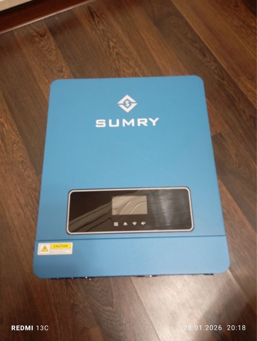 НОВИЙ гібридний інвертор sumry 6.2 kw 6200w 48в