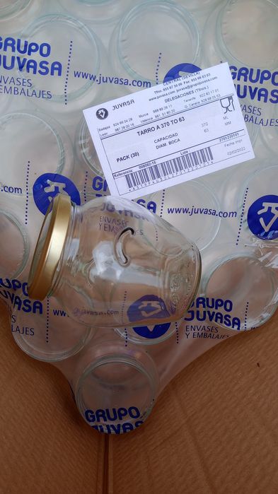 Envases de vidro para mel