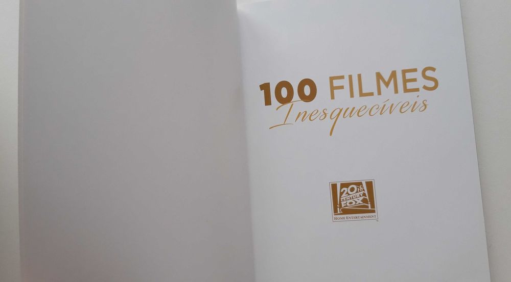 Livro "100 filmes inesquecíveis" - NOVO