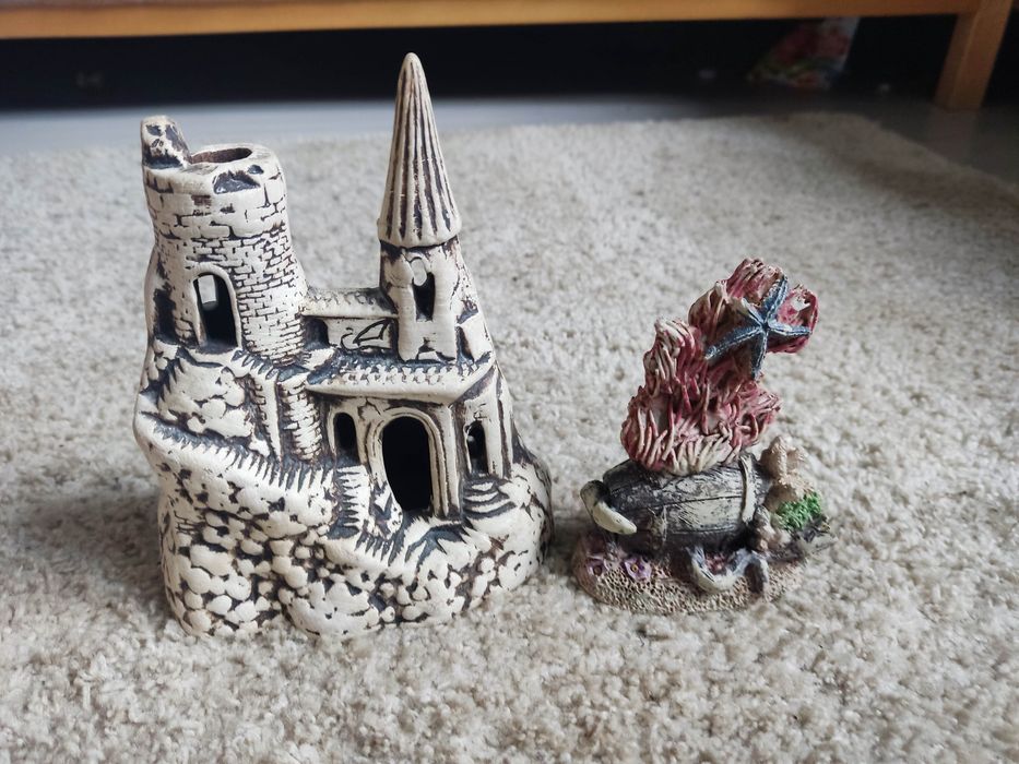 Ceramiczna ozdoba do akwarium Zamek