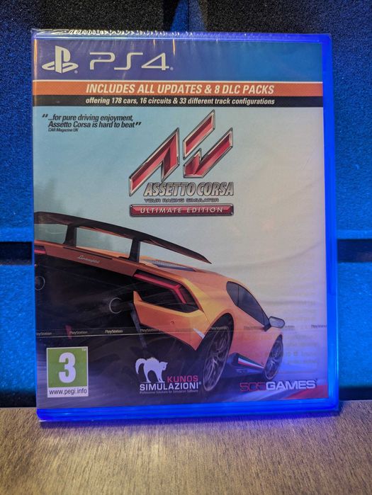 Assetto Corsa: Ultimate Edition PS4 / PS5 - wyścigi, po torach, świetna grafika