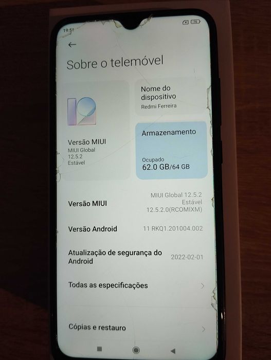 Xiaomi Redmi Note 8 - 4GB RAM e 64GB ROM