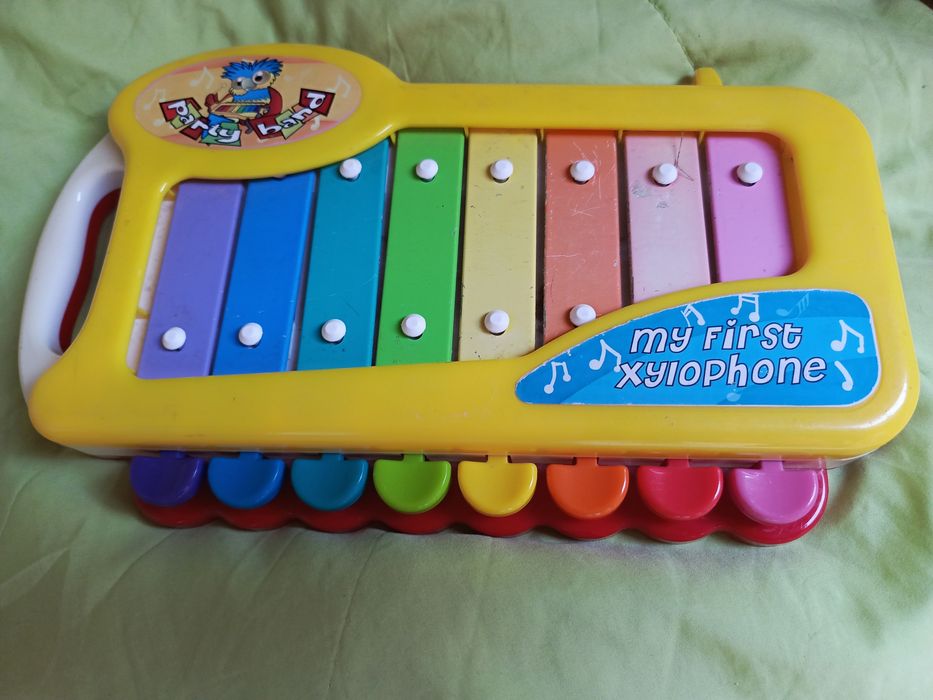 Ksylofon dla dzieci edukacyjna zabawka muzyczna solidna metalowa
