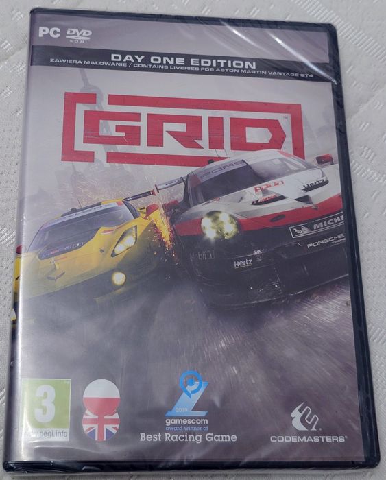 Gra nowa PC GRID DAY ONE EDITION DVD pl steam wyścig komputer racing