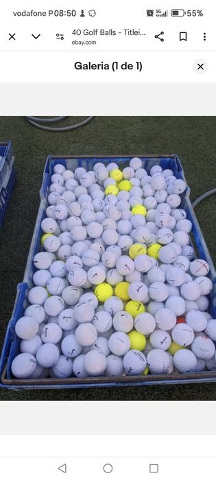 Golfe bolas Marcas Srixon, Callaway, TaylorMade, Titleist.