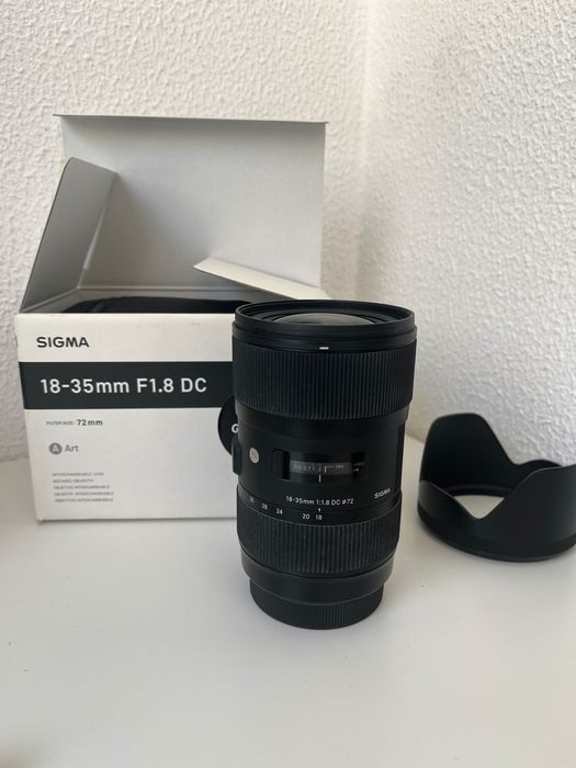 Objetiva Sigma 18-35mm F1.8 DC para Canon