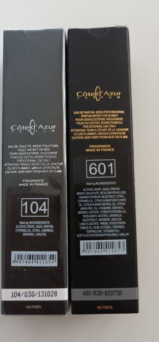 Dody perfumowane Code d'Azur
